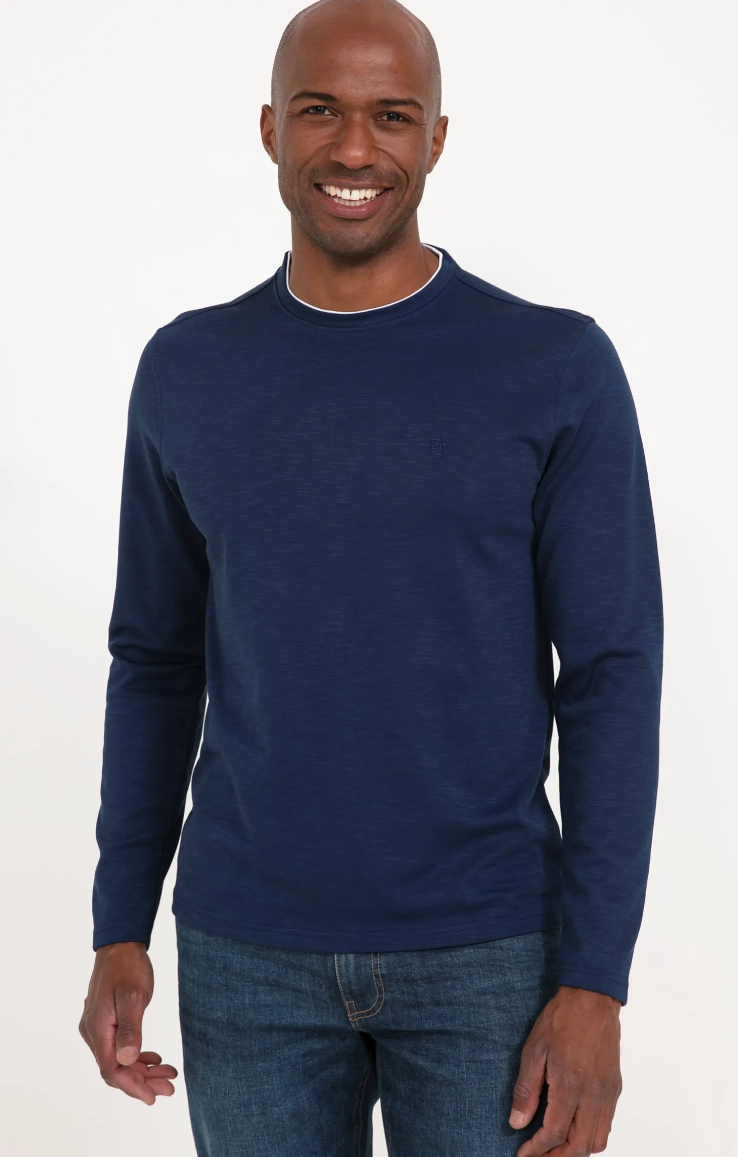 Tee-shirt manches longues Slub interlock -