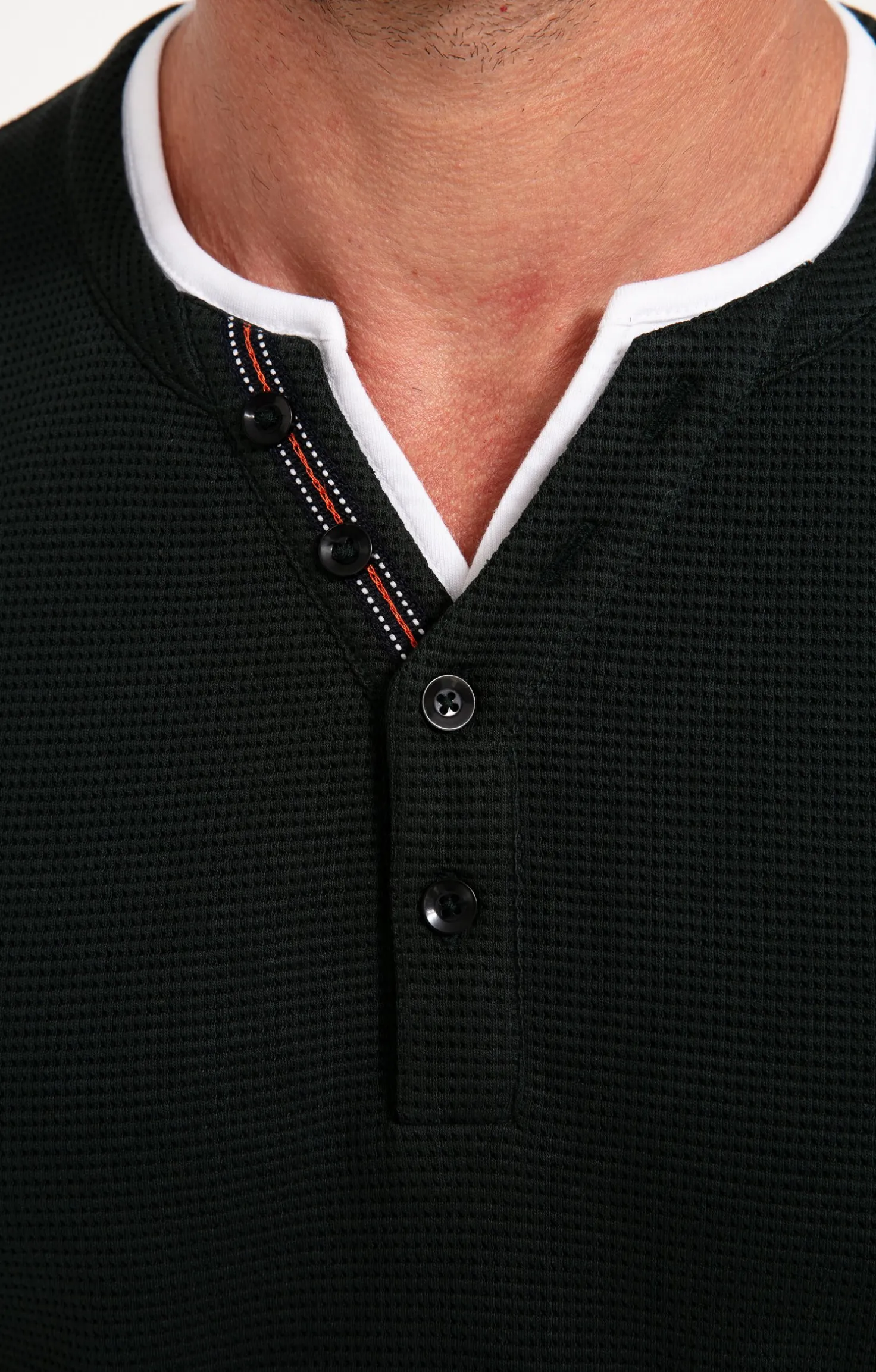 Tee-shirt manches longues Gauffre -