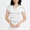 Tee-shirt rayure tie and dye -