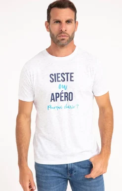 Tee-shirt sieste ou apéro -