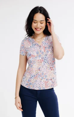 Tee-shirt été imprimé patch -