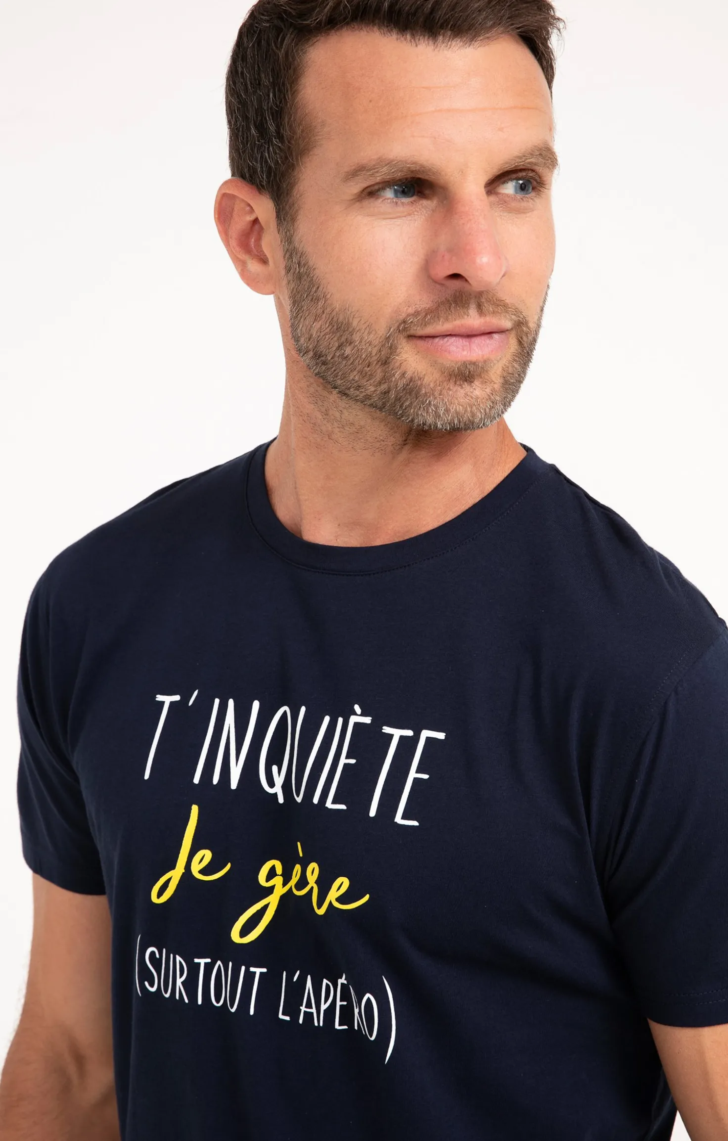 Tee-shirt t'inquiète je gère -
