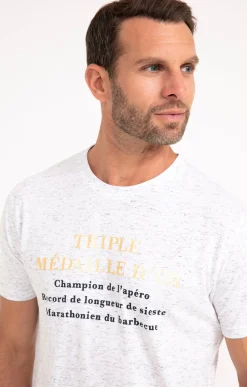 Tee-shirt triple médaille d'or -