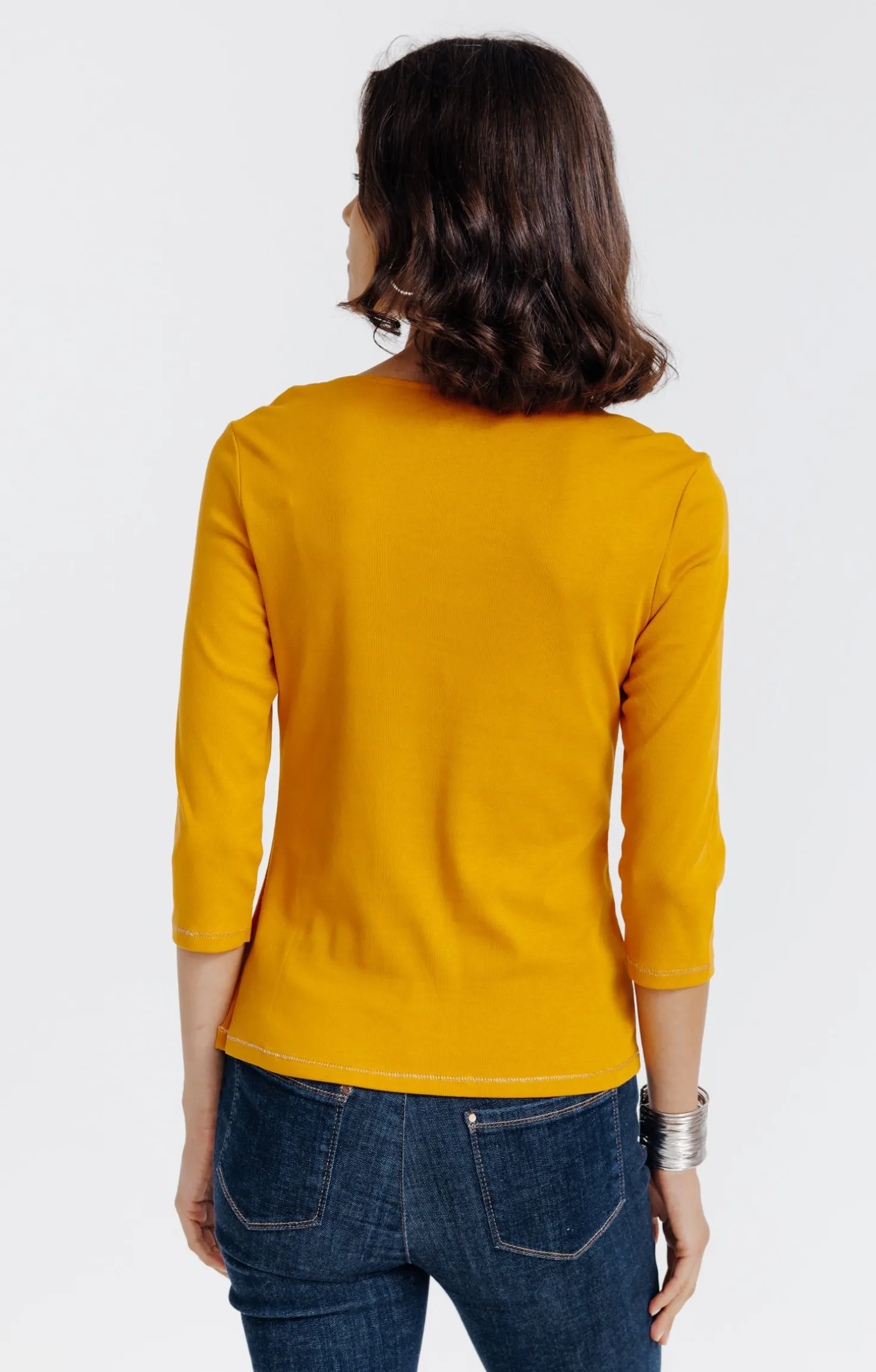 Tee-shirt uni col rond -