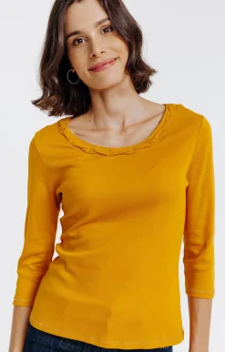 Tee-shirt uni col rond -