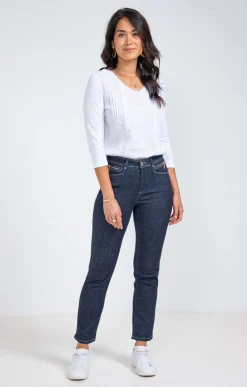 Tee-shirt uni col V -