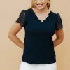 Tee-shirt uni galon -