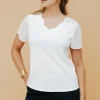 Tee-shirt uni galon -