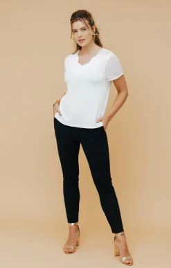 Tee-shirt uni galon -