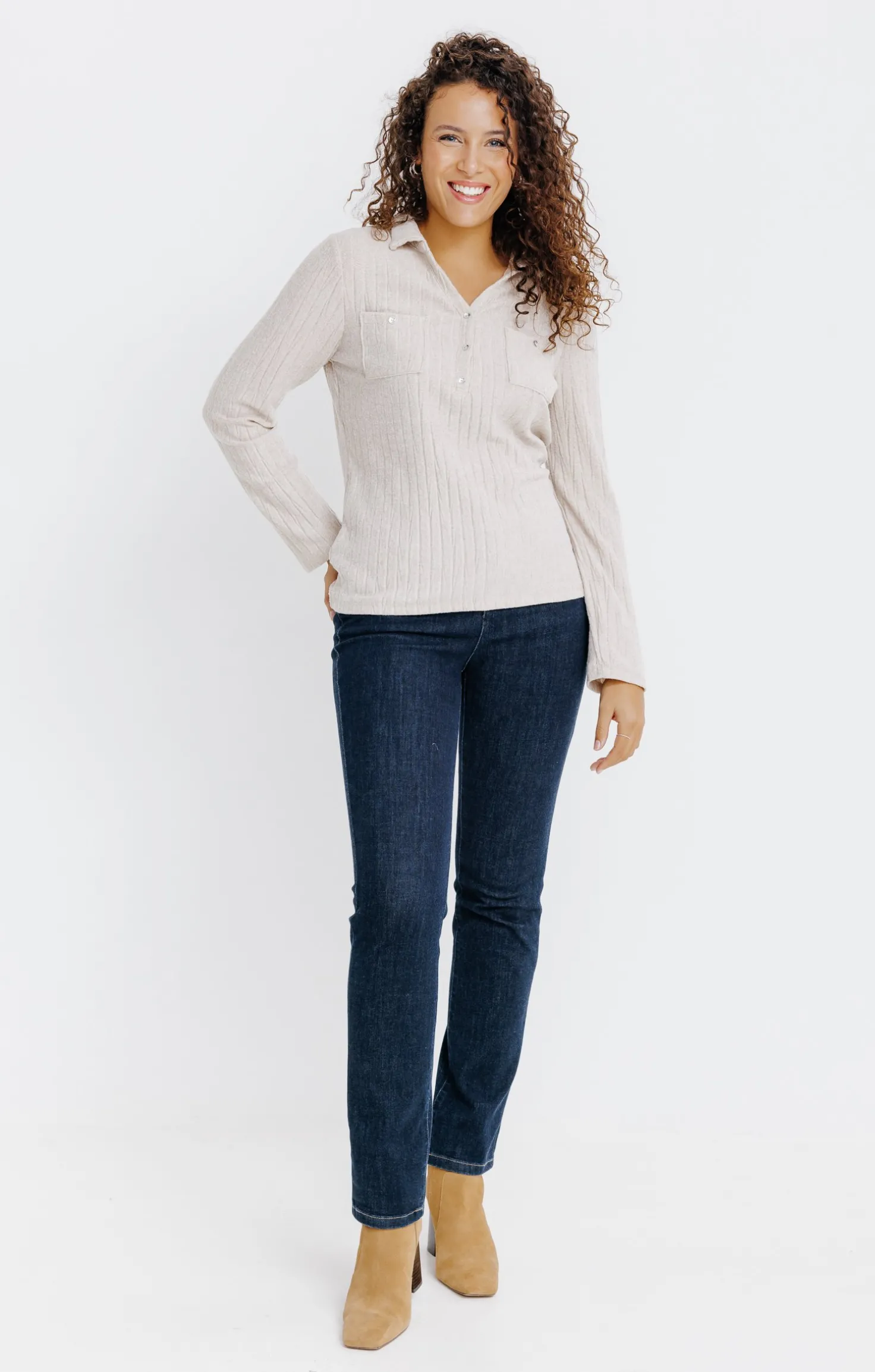 Tee-shirt uni manches longues -