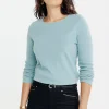 Tee-shirt uni strass col bateau -