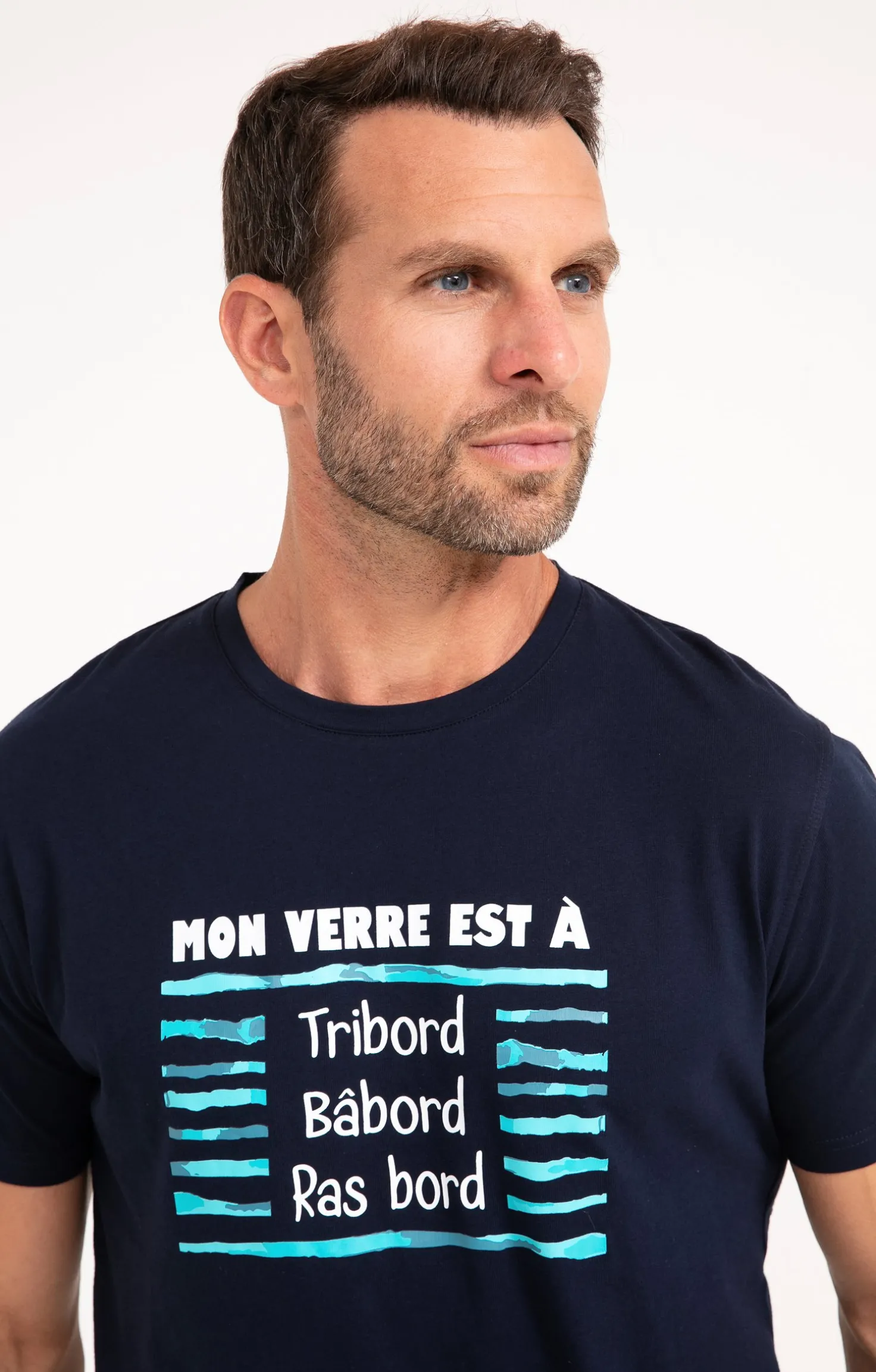 Tee-shirt verre à ras bord -
