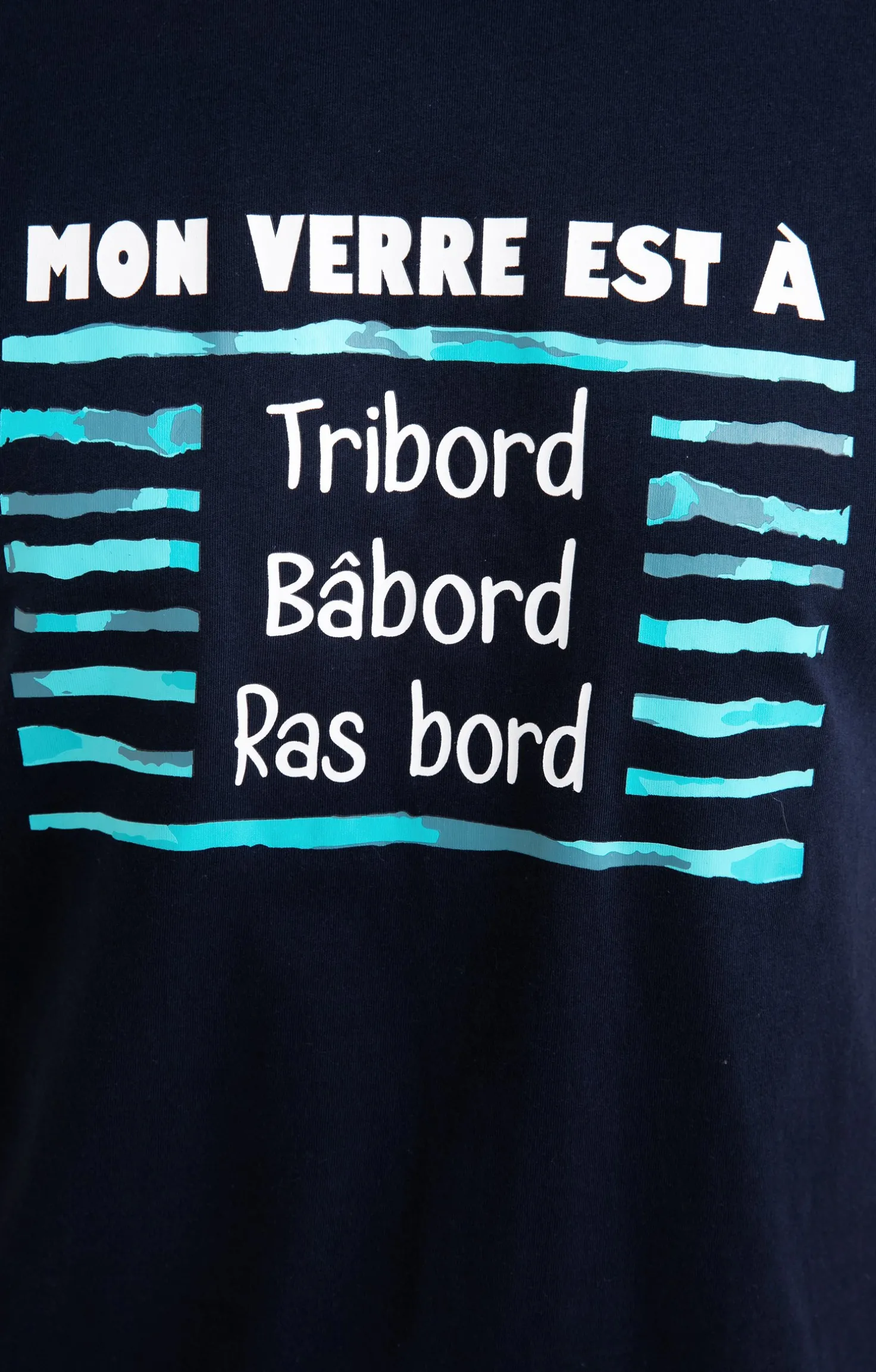 Tee-shirt verre à ras bord -