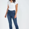 Tregging en denim bi-stretch -