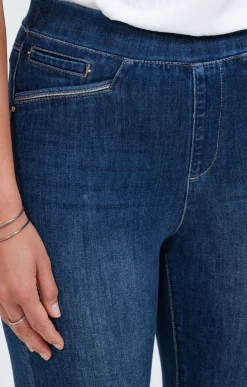 Tregging en denim bi-stretch -