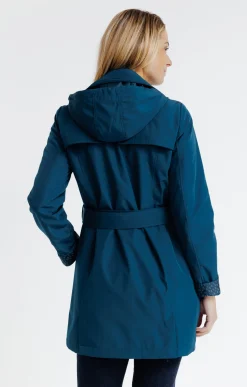Trench avec double patte de boutonnage -