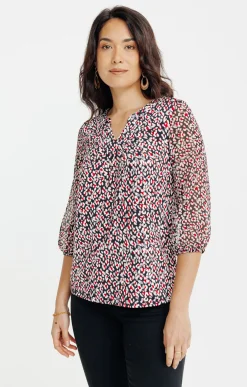 T-SHIRT CIL MAO MIX MATIERE -
