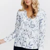T-SHIRT COL MAO MANCHES LONGUES -