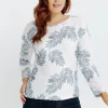 T-SHIRT COL ROND MANCHES LONGUES -