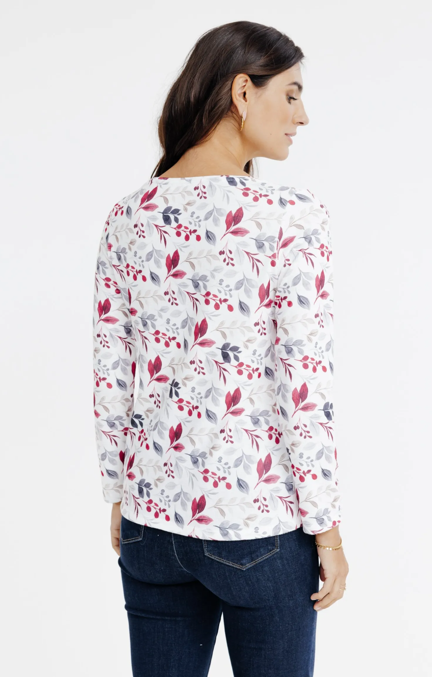 T-SHIRT COL ROND MANCHES LONGUES -