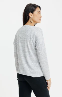 T-SHIRT COL ROND MANCHES LONGUES -