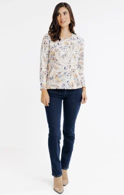 T-SHIRT COL ROND MANCHES LONGUES -