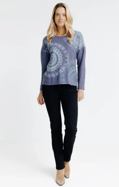 T-SHIRT COL ROND MANCHES LONGUES -