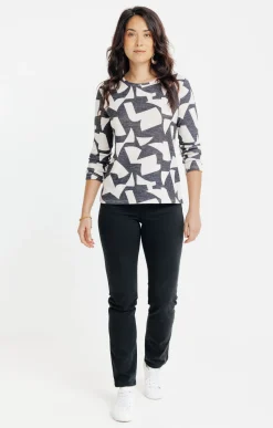 T-SHIRT COL ROND MANCHES LONGUES -