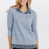 T-SHIRT 2EN1 MANCHES LONGUES -