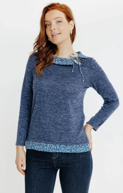 T-SHIRT 2EN1 MANCHES LONGUES -