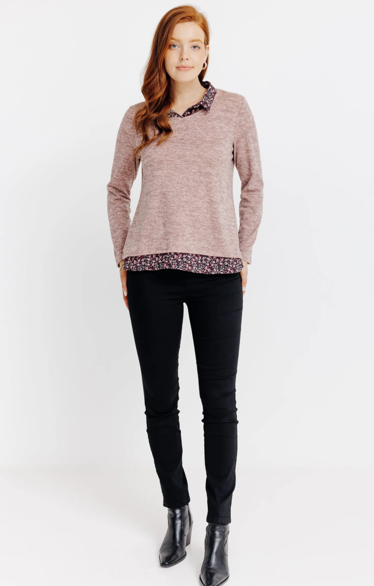 T-SHIRT 2EN1 MANCHES LONGUES -