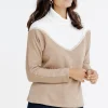 T-SHIRT HIVER COL BOULE -