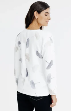 T-SHIRT IMPRIME COL ROND -