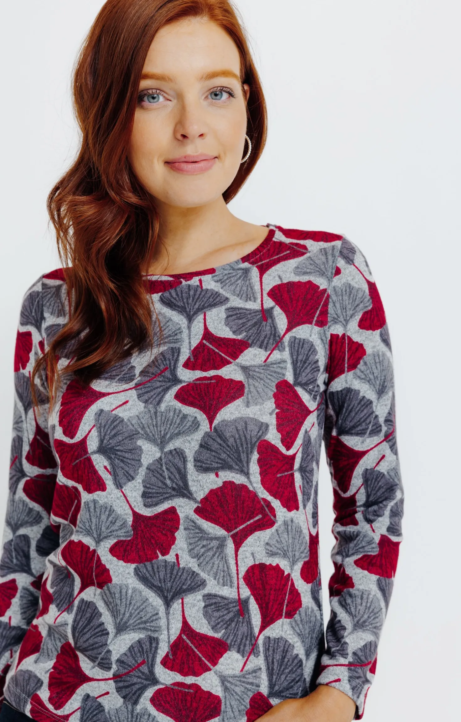 T-SHIRT IMPRIME COL ROND -