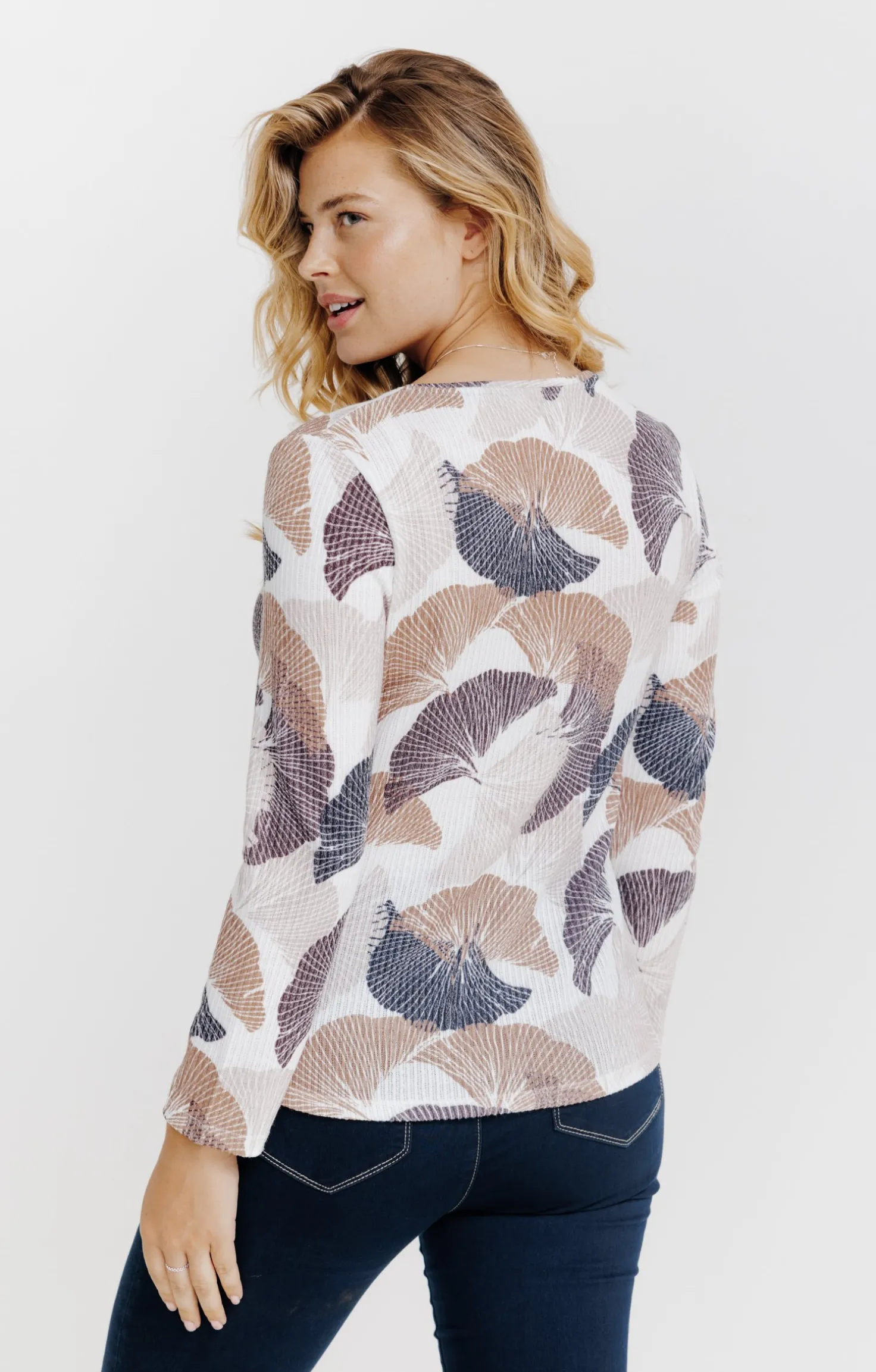 T-SHIRT IMPRIME GINKO -