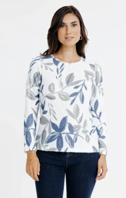 T-SHIRT IMPRIME MANCHES LONGUES -