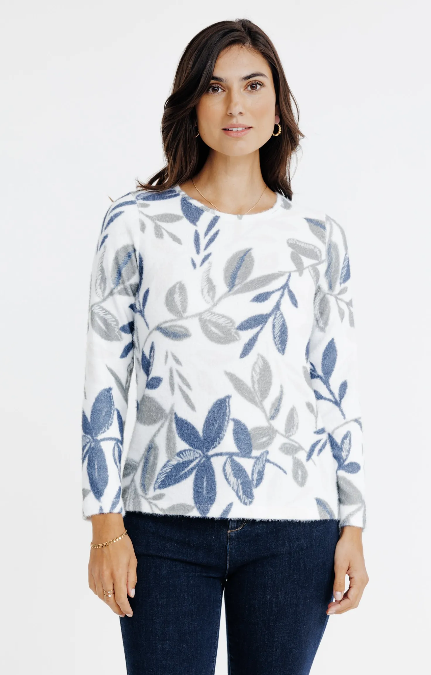 T-SHIRT IMPRIME MANCHES LONGUES -