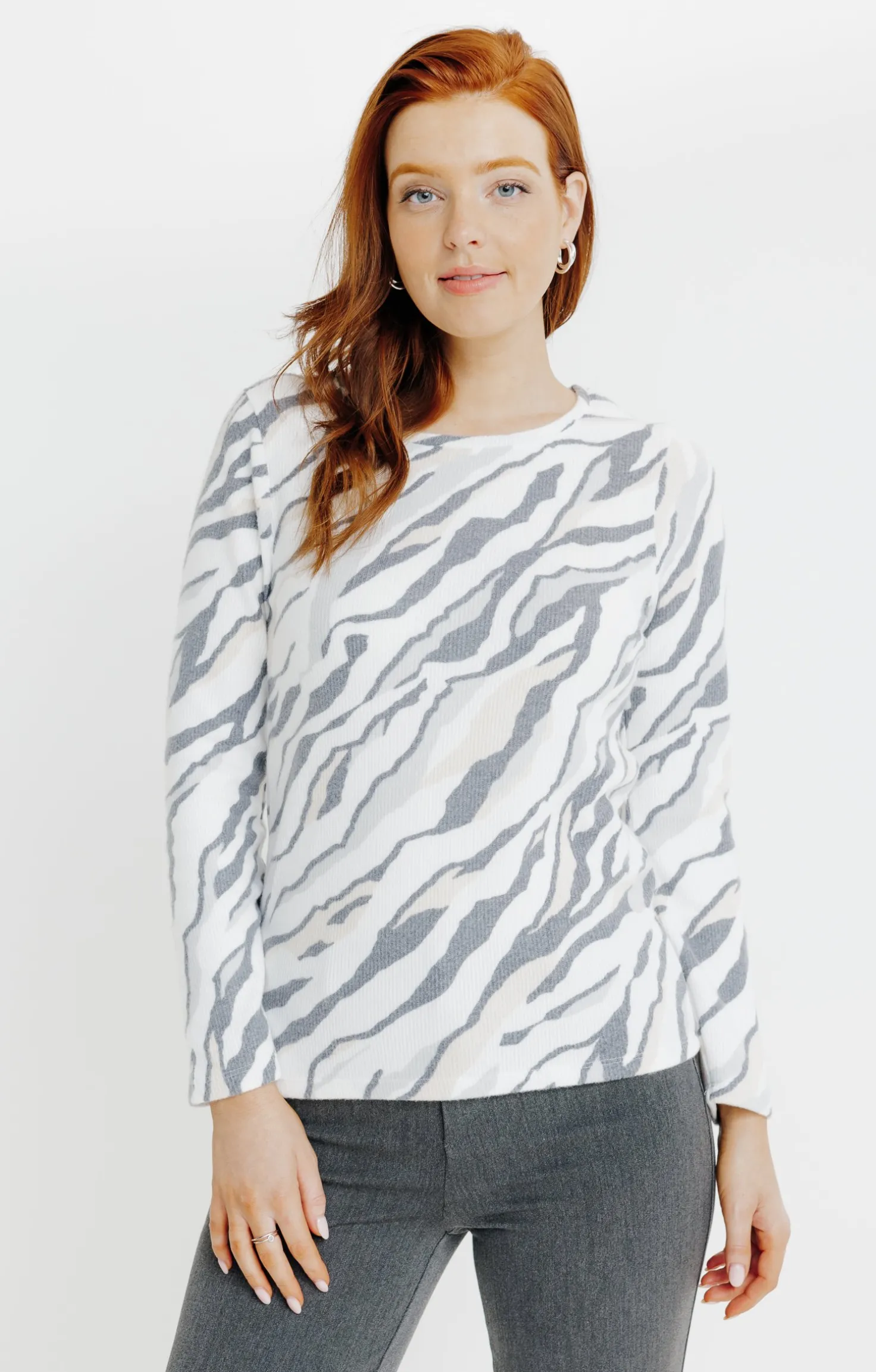 T-SHIRT IMPRIME MANCHES LONGUES -