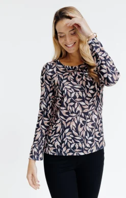 T-SHIRT IMPRIME MANCHES LONGUES -