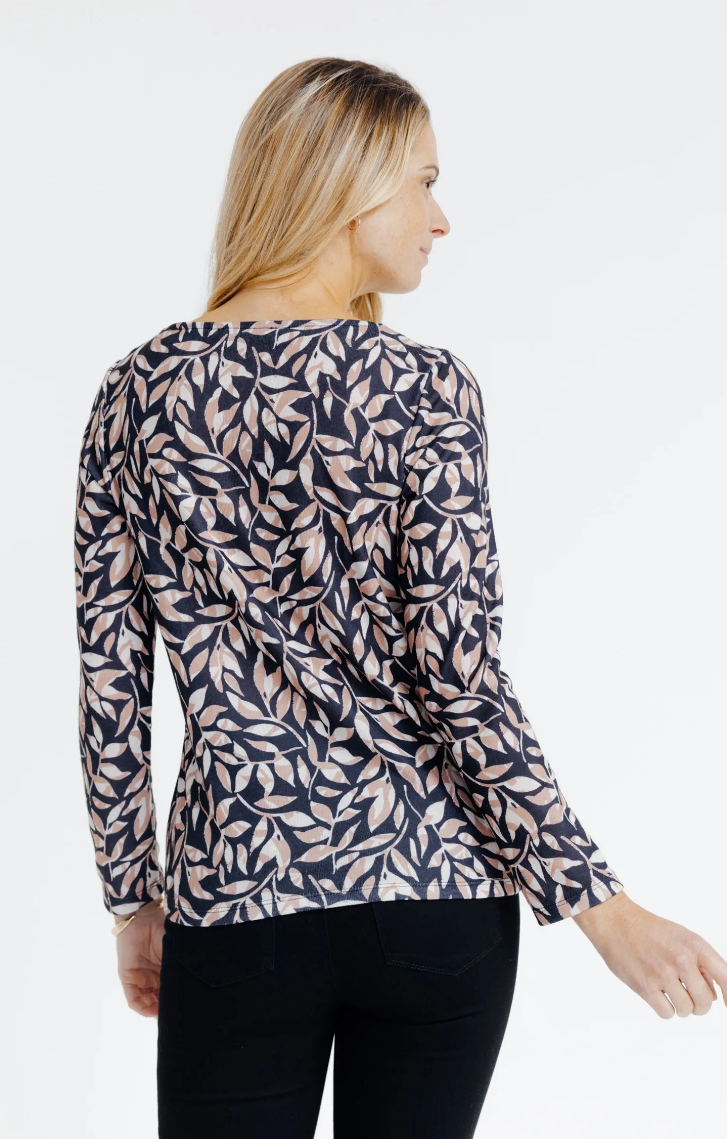 T-SHIRT IMPRIME MANCHES LONGUES -