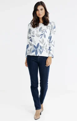 T-SHIRT IMPRIME MANCHES LONGUES -