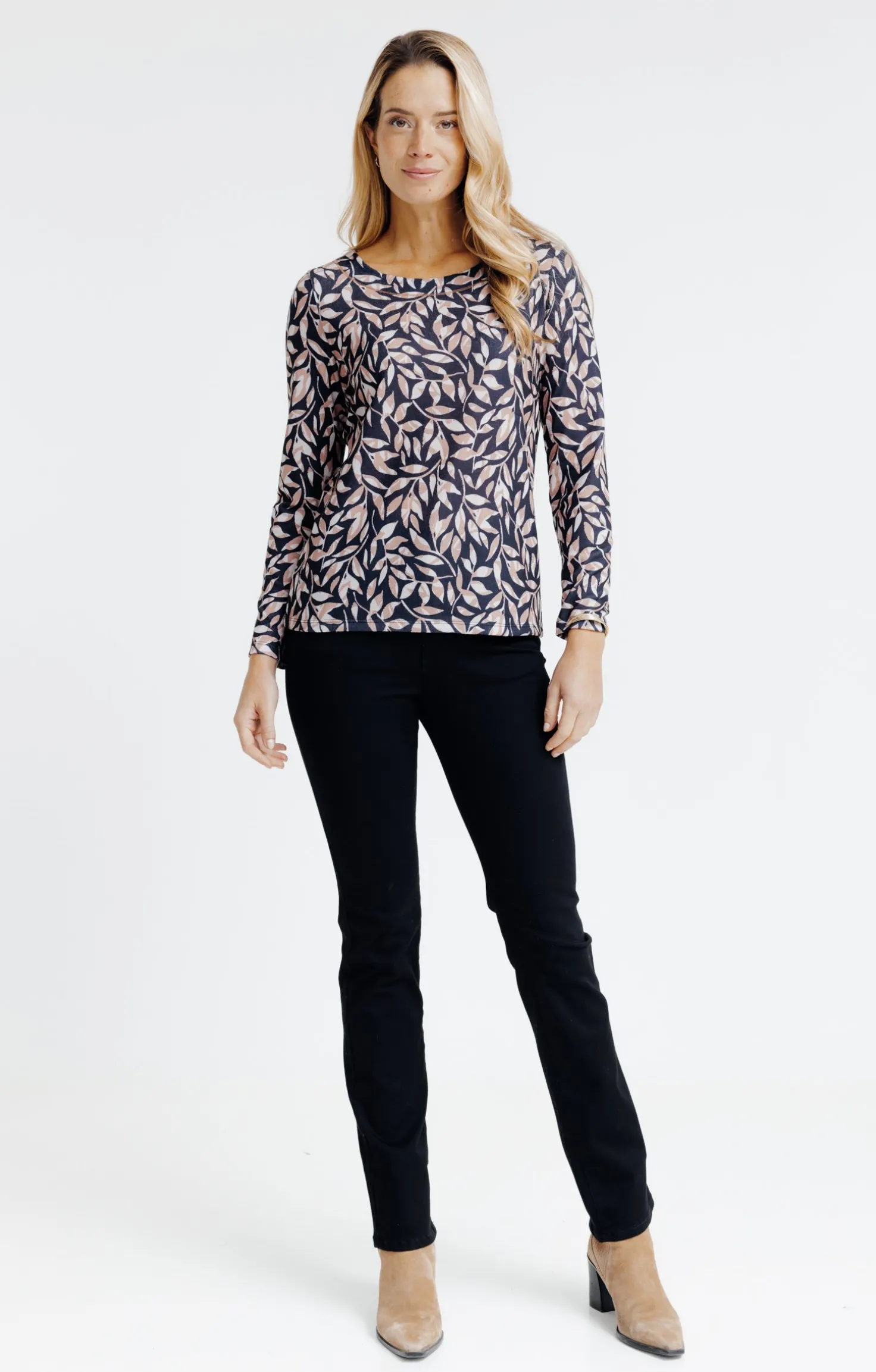 T-SHIRT IMPRIME MANCHES LONGUES -