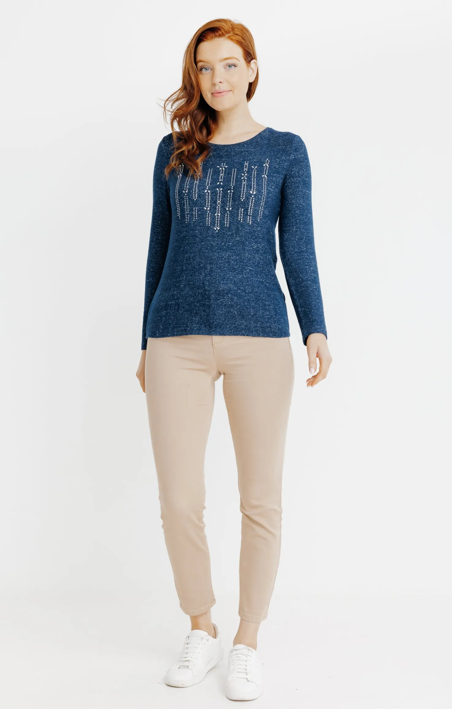 T-SHIRT IMPRIME STRASS -