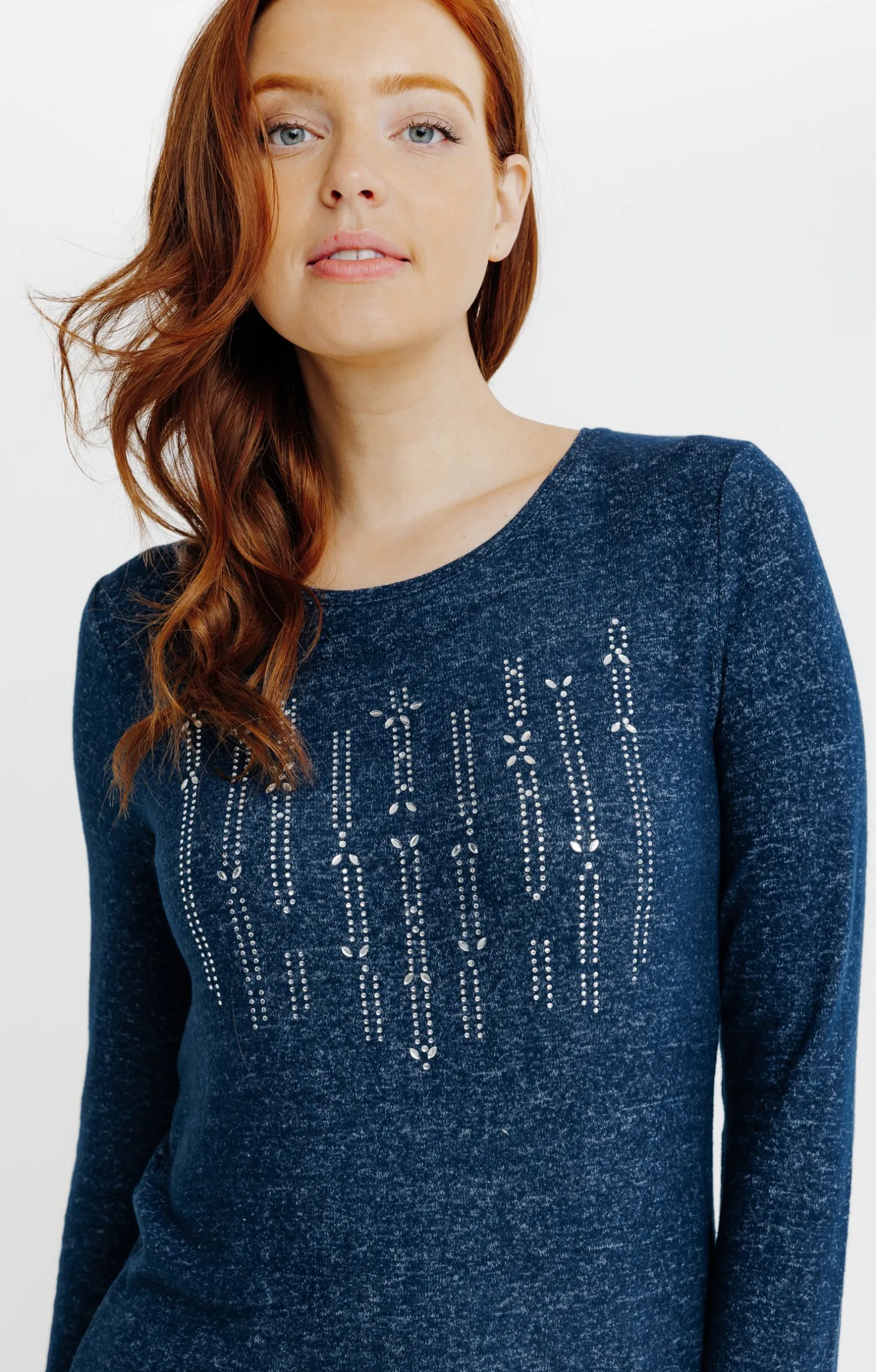 T-SHIRT IMPRIME STRASS -