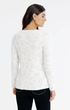 T-SHIRT JACQUARD COL ROND -