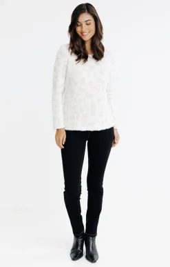 T-SHIRT JACQUARD COL ROND -