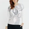 T-SHIRT MANCHES LONGUES COL ROND -