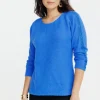 T-SHIRT MANCHES LONGUES COL ROND -