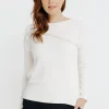 T-SHIRT MANCHES LONGUES COL ROND -