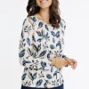 T-SHIRT MANCHES LONGUES COL ROND -